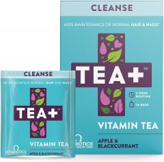 Vitabiotics TEA+ Cleanse Vitamin Tea - 14 Tea Bags